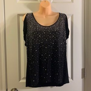 Beautiful bling blouse, XL